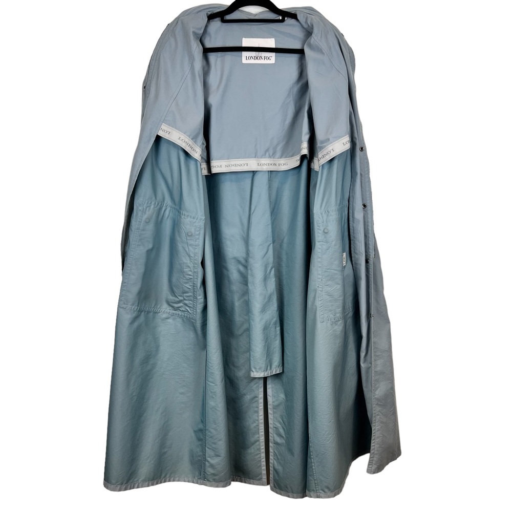 London Fog Vintage Trench Raincoat Size 10 - Picture 5 of 12